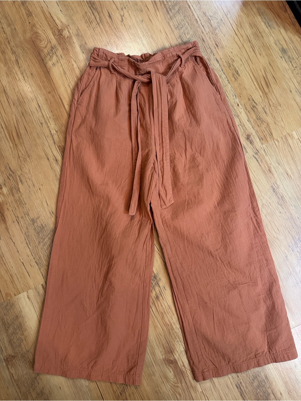 BP. Nordstrom Wide Leg Crop Cotton Pants Sz M